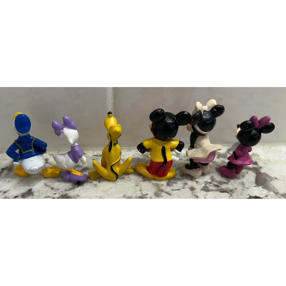 Vintage Disney figure lot Mickey Donald Pluto daisy Minnie - Picture 2 of 4
